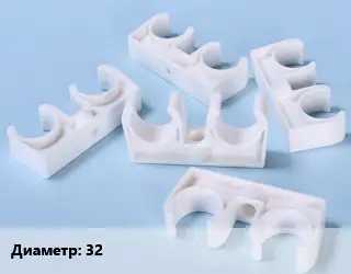 Опора полиэтилен, полипропилен, металлопластик 32 ПП-полипропилен белая